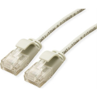 ROLINE UTP Data Center Patch Cord Cat.6A, LSOH, Slim, grey, 0.5 m