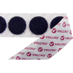 Velcro ® Klettpunkte Selbstklebend Nur Flausch, 19mm x 125 Weiß