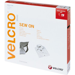 Velcro ® Klettband zum Aufnähen, Haken & Flausch 20mm x 10m Nato (640)