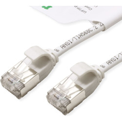 Roline Green U/FTP DataCenter Patch Cord Cat.6A (Class EA), LSOH, slim, white, 5 m