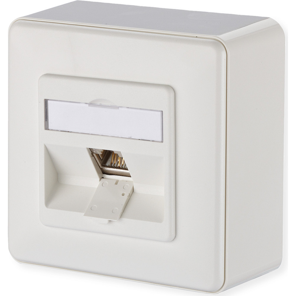 Metz Connect E-DAT modul 1 Port AP Cat.6A, reinweiß