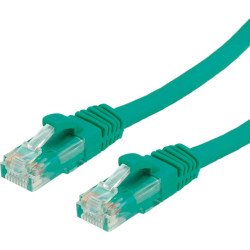Value UTP Cable Cat.6 (Class E), halogen-free, green, 7 m