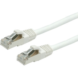 Value S/FTP Patch Cord Cat.6 (Class E), halogen-free, white, 5 m