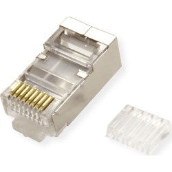 Konektori Cat.6/6A, STP, for Stranded Wire, 100gab., VALUE