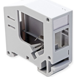 Roline Keystone Holder, empty, DIN-Rail, 180°