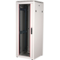 Roline 19-inch Network Cabinet Pro 32 U, 600x600 WxD glass door grey