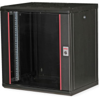 Roline 19-inch wall-mounted housing Pro 12 U, 600x450 WxD black