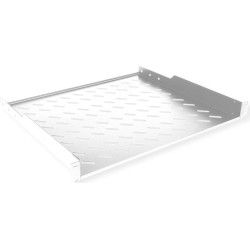 Roline 19-inch shelf 1 U 400 T, 15kg load capacity grey