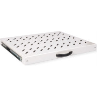 Roline 19-inch shelf 1 U, Extendable 350 T 25 kg grey