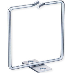 Roline 19" Cable Manager, 80x80mm, metal, Mounting central, cable entry central