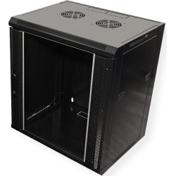 Value 19" Wall Mount Rack 12U, 640x570x450mm (HxWxD), black