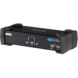 Aten CS1762A KVM Switch DVI, USB, Audio, USB-Hub, 2 Ports