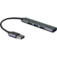 Secomp STANDARD USB 2.0 Hub, A connector, 4x A Ports (3x USB 2.0 + 1x USB 3.2 Gen1)