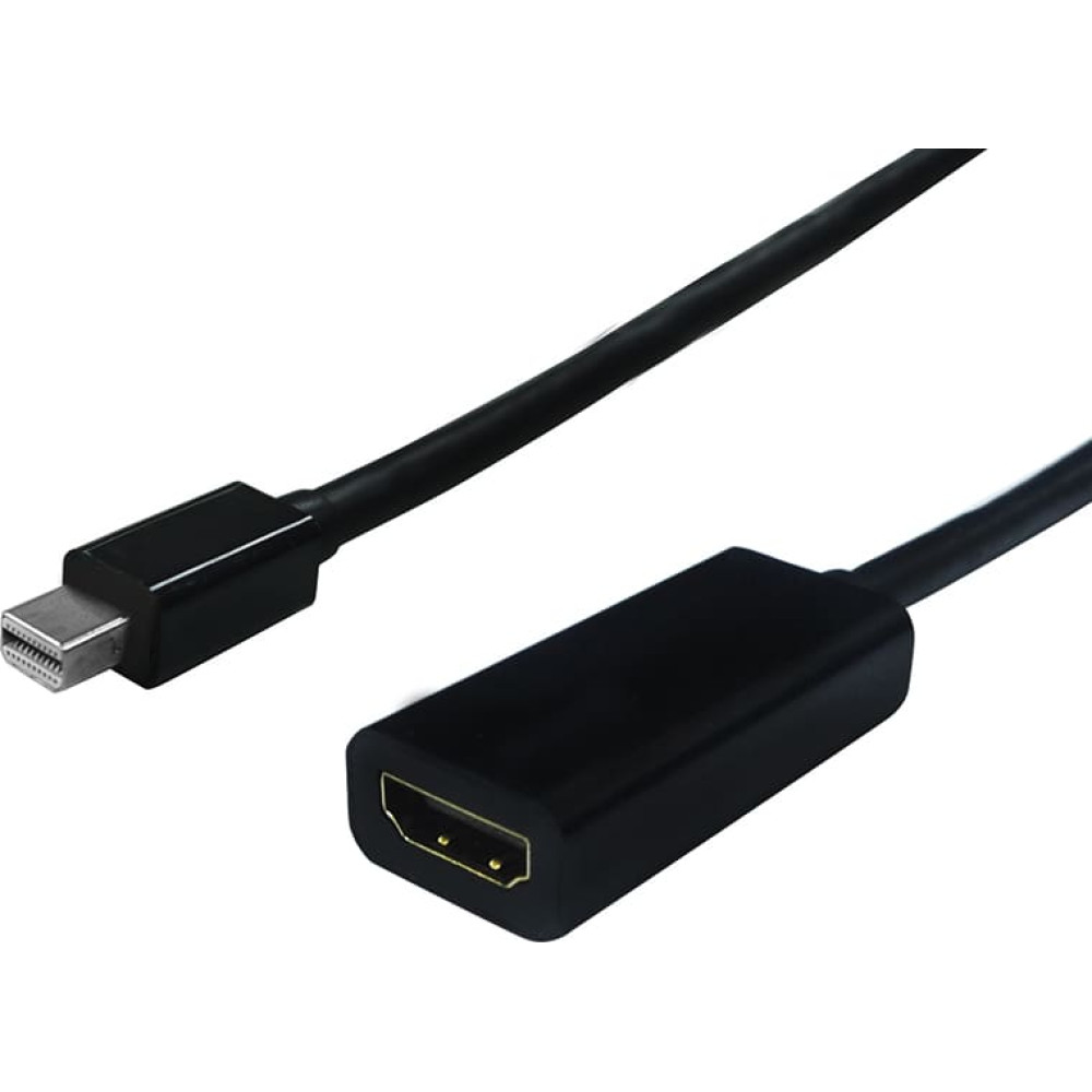 Adapteris miniDP M > HDMI F, v1.2, melns,