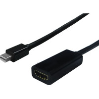 Adapteris miniDP M > HDMI F, v1.2, melns,