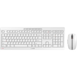 Cherry Stream Desktop Recharge keyboard Mouse included Universal RF Wireless QWERTY English Grey