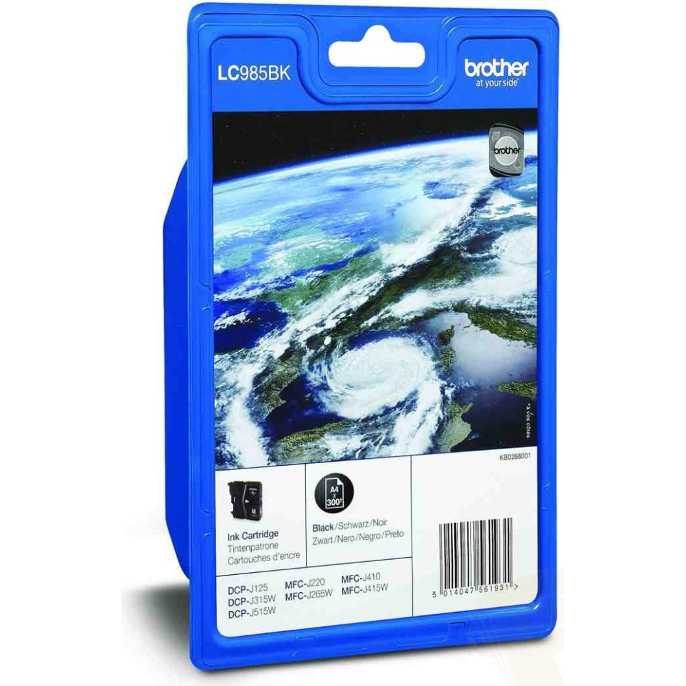 Brother LC-985BKBPDR ink cartridge 1 pc(s) Original Black