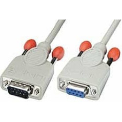 Lindy 9-pin RS232 1:1 extension cable 0.5m