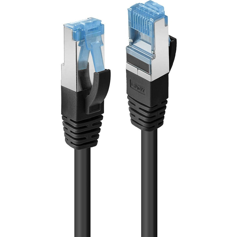 Lindy 1m Cat.6A S/FTP LSZH Network Cable, Black
