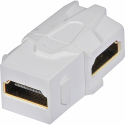 Lindy HDMI 90° Doppelkupplung Keystone für Wanddose Keystone