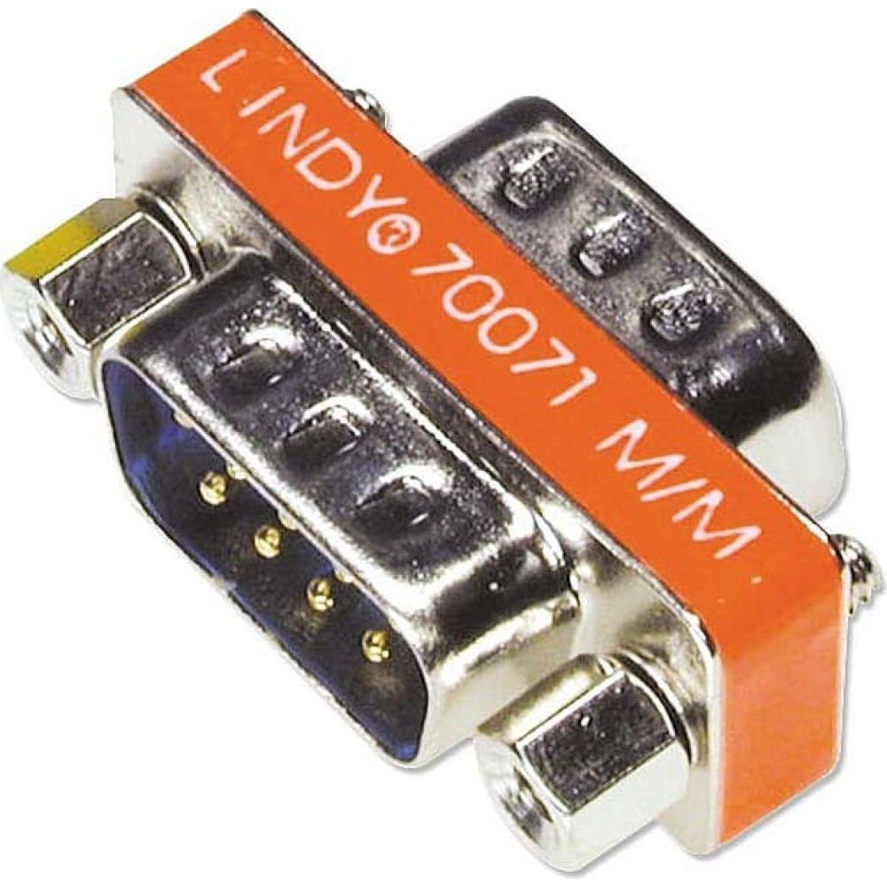 Lindy Mini Gender Changer 9 Way D Male/Male