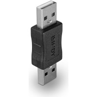 Lindy USB Adapter, USB A Male to A Male Gender Changer