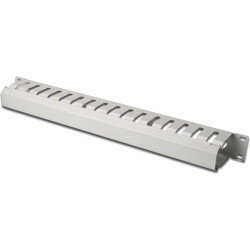 Digitus Cable Management Panel with detachable cover for 483 mm (19?) cabinets, 1U