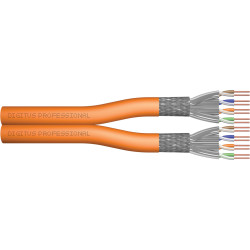 Digitus Cat.7 S/FTP installation cable, 500 m, duplex, Cca