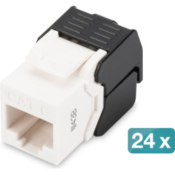 Digitus CAT 6 Keystone Jack, unshielded - 24 pieces