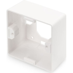 Digitus Surface Mountbox 80x80 mm for Keystone Walloutlet, German Type