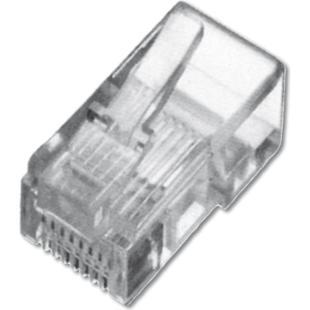 Digitus Modular plugs for round cable, Pass through connector