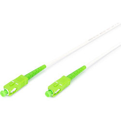 Digitus Fiber optic steel-armored patch cable, simplex, singlemode, SC/APC - SC/APC, 1 m