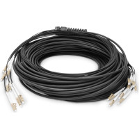 Digitus Pre-assembled Fiberglass Universal Breakout Cable, Multi Mode OM4, 8 Fibers, LC/UPC - LC/UPC