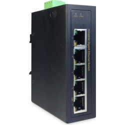 Digitus 5 Port Gigabit Ethernet Netzwerk Switch,Industrial, Unmanaged