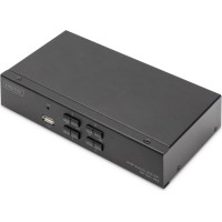 Digitus KVM Switch, 4x1  DP, DP Out,USB