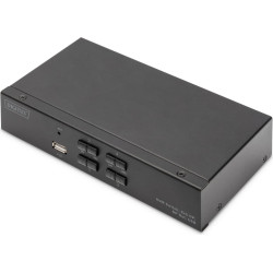 Digitus KVM Switch, 4x1  DP, DP Out,USB