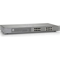 Level One LevelOne FEP-1612 tīkla pārslēgs Nepārvaldīts Fast Ethernet (10/100) Power over Ethernet (PoE) Pelēks