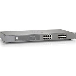Level One LevelOne Switch 16x FE FEP-1612             19" 480W 16xPoE