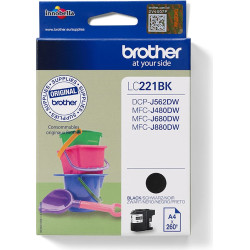 Brother LC221BK tintes kārtridžs 1 pcs Oriģināls Melns