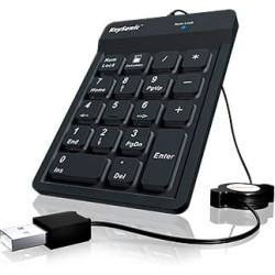 Keysonic TAS ACK-118BK Corded Nummernblock Silikon IP64 sw