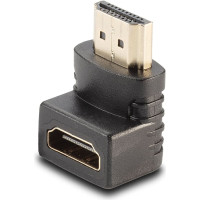Lindy HDMI Female to HDMI Male 90 Degree Right Angle Adapter - Down