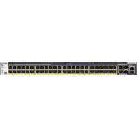 Netgear M4300-52G-PoE+ 550W PSU Vadīts L2/L3/L4 Gigabit Ethernet (10/100/1000) Power over Ethernet (PoE) 1U Melns