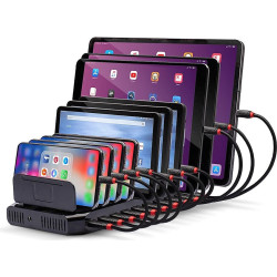 Lindy USB-Ladestation für 10 Tablets & Smartphones 90W