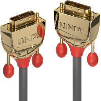 Lindy 15m DVI-D SLD Single Link Cable, Gold Line