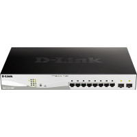 D-Link DGS-1210-10MP Vadīts L2 Gigabit Ethernet (10/100/1000) Power over Ethernet (PoE) Melns, Pelēks