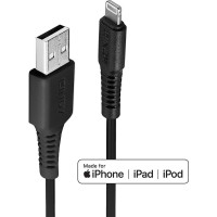Lindy 2m USB Type A to Lightning Cable, Black