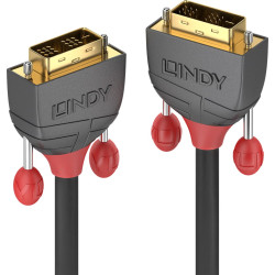 Lindy DVI-D Single Link Kabel Anthra Line 10m