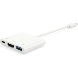 Equip 133461 dokstacija USB 3.2 Gen 1 (3.1 Gen 1) Type-C Balts