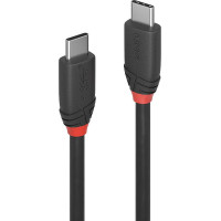 Lindy USB 3.1 Kabel Typ C/C 3A Black Line M/M 1m
