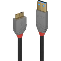 Lindy USB 3.0 Kabel Typ A/Micro-B Anthra Line M/M 2m